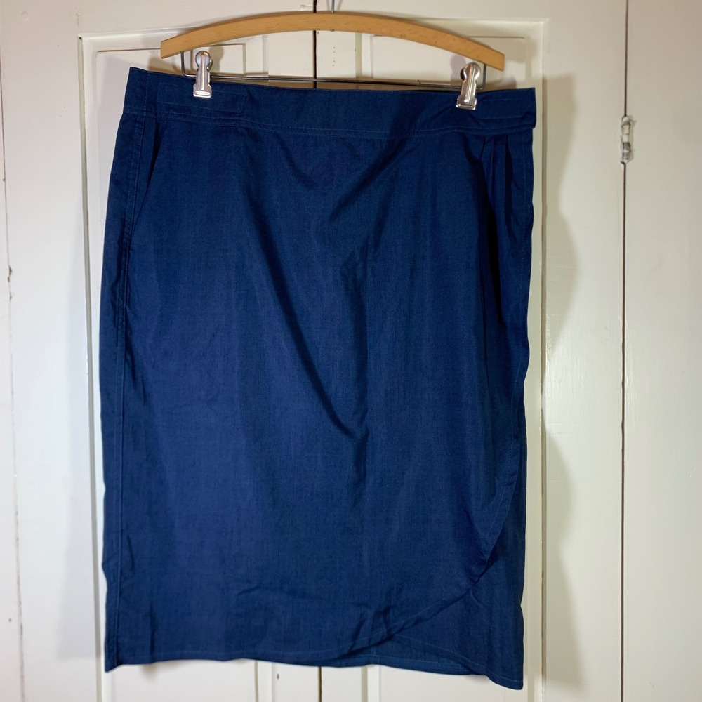 RipSkirt Hawaii Navy Blue Wrap Skirt XL Quick Dry Performance Travel Skirt Beach